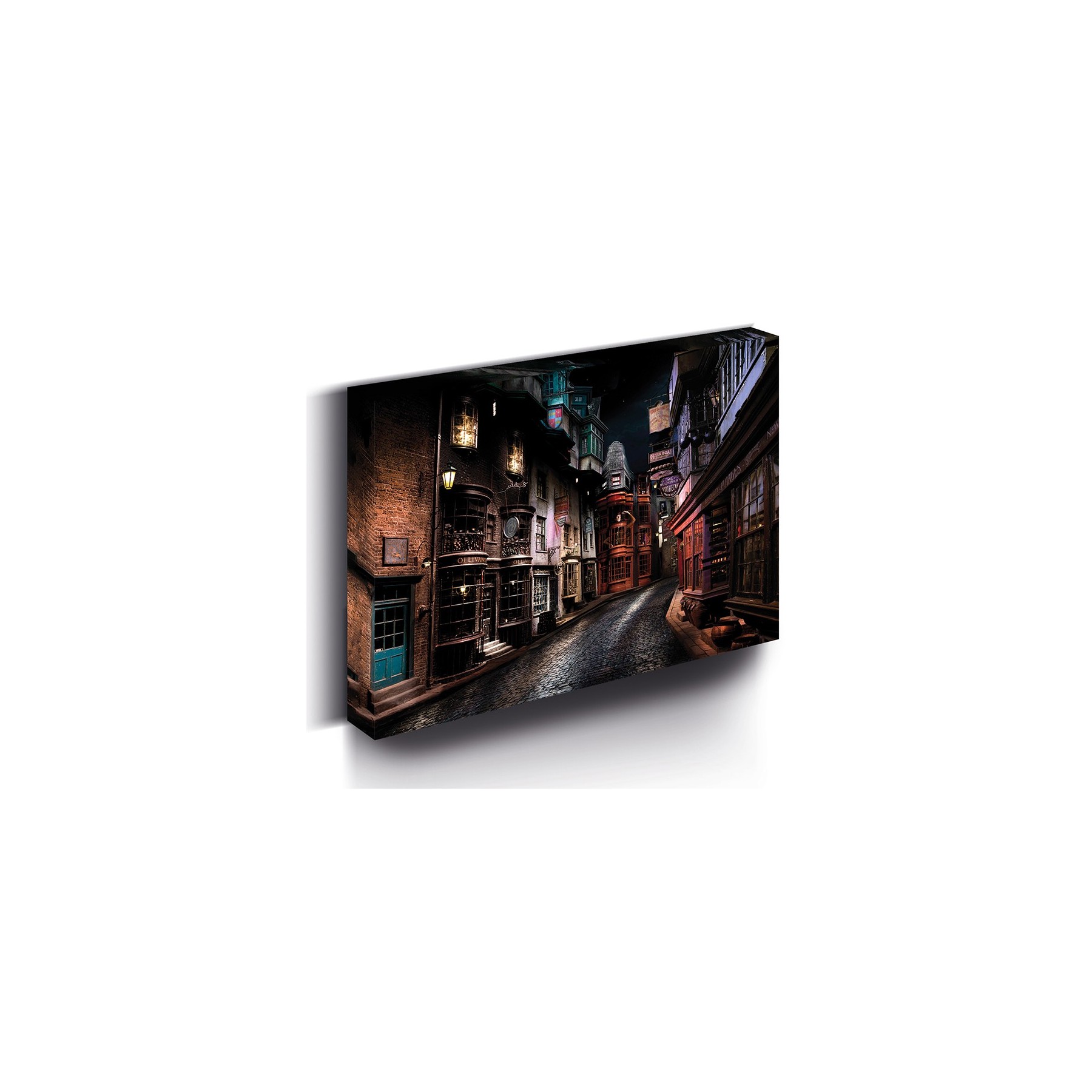 Harry Potter - Lienzo Con Iluminacin 30X40 Cm Diagon Alley