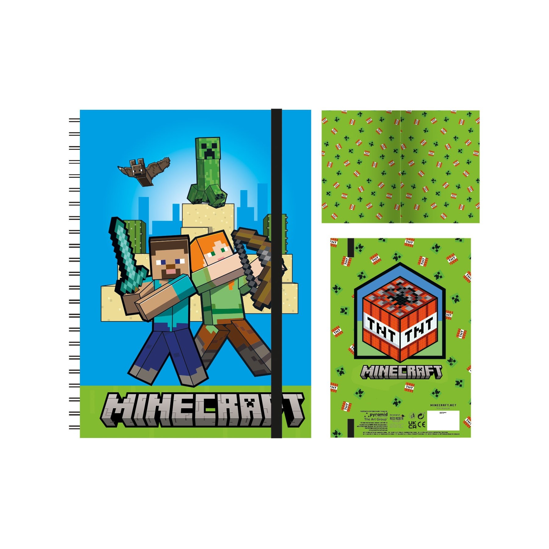 Minecraft - Cuaderno A5 Espiral