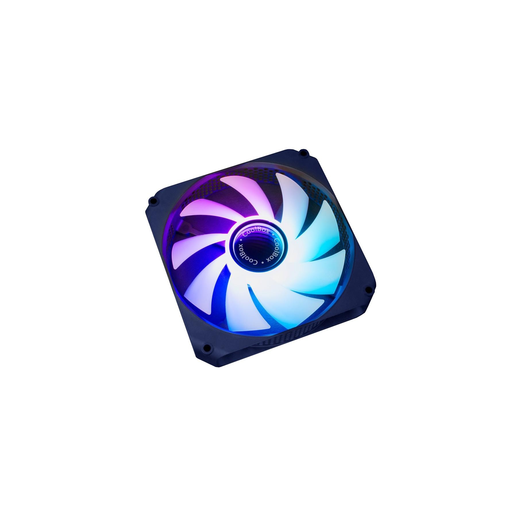 Ventilador Caja Coolbox Infinity Argb 120 Mm.