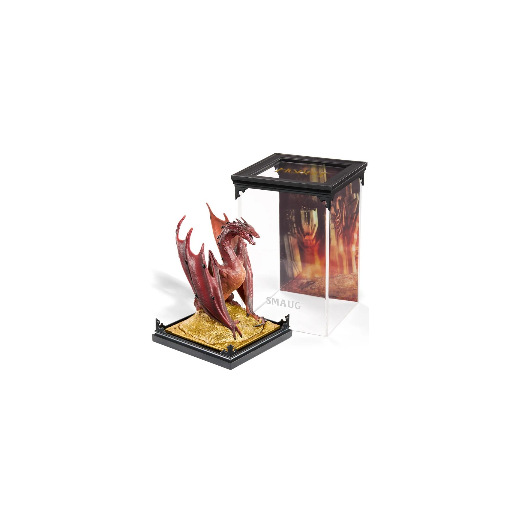Figura The Noble Collection Bilbo El Hobbit Diorama Smaug