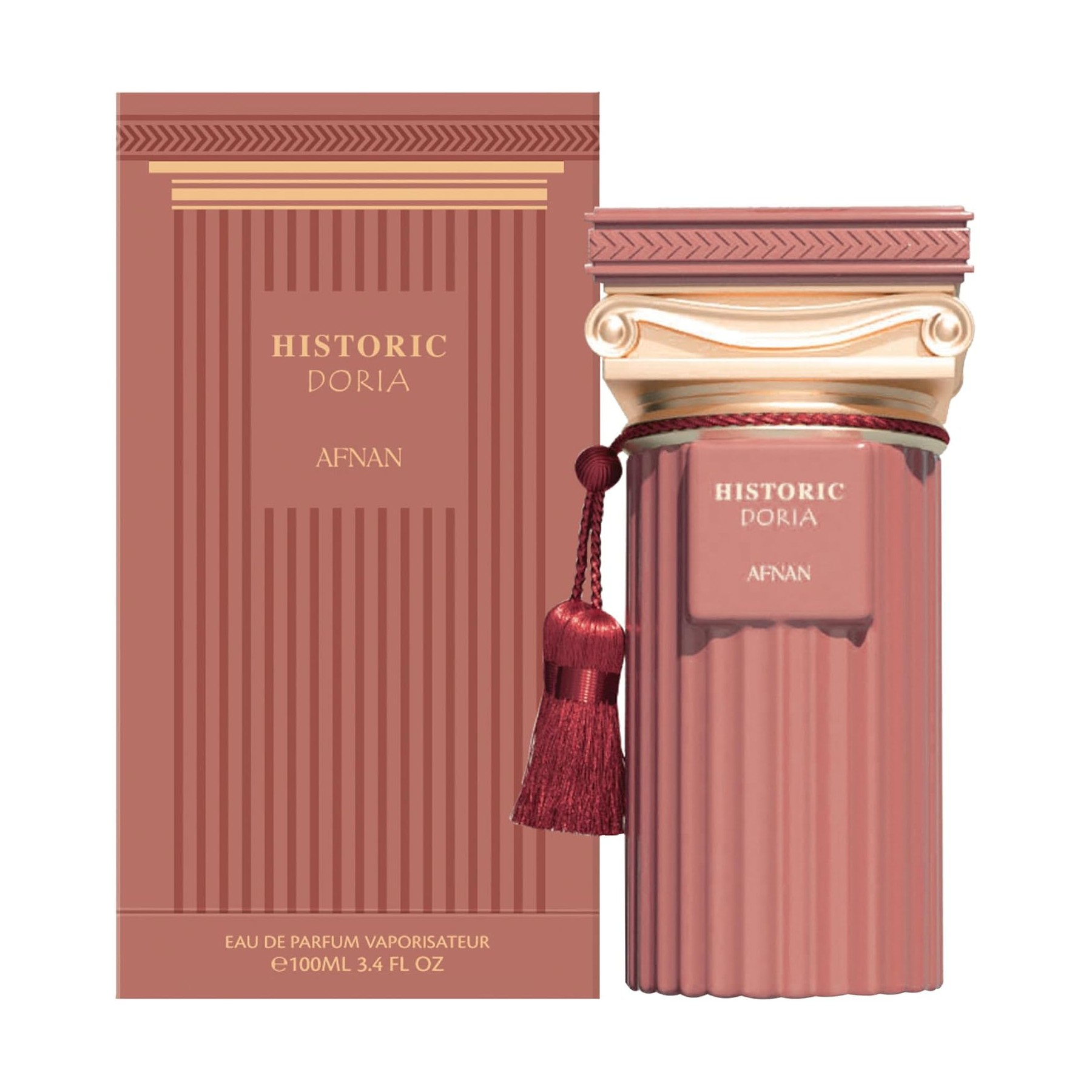 Afnan Historic Doria Eau De Parfum Spray Unisex 3.4 Oz / 100 Ml Brand New Item