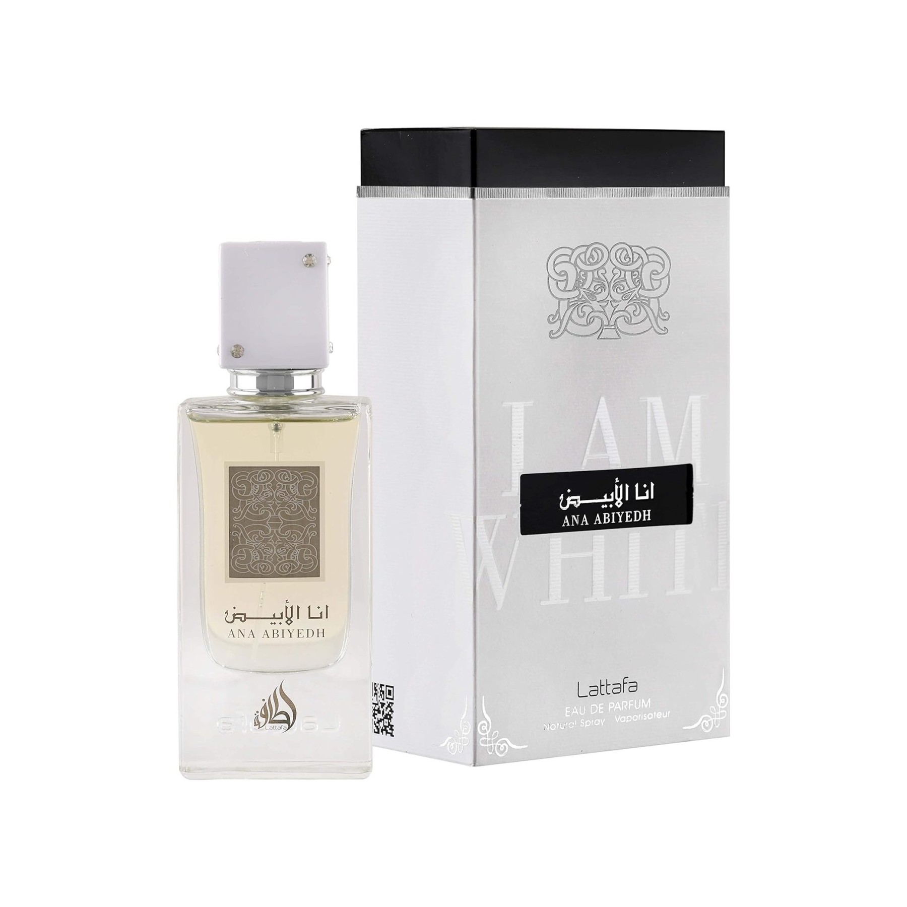 Lattafa Perfumes Ana Abiyedh Eau de Parfum Spray Vanilla Saffron 60ml