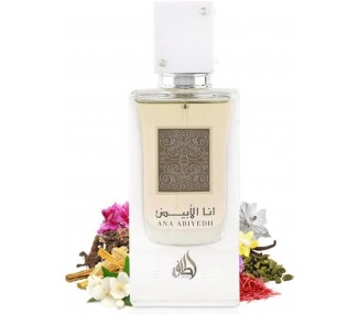 Lattafa Perfumes Ana Abiyedh Eau de Parfum Spray Vanilla Saffron 60ml