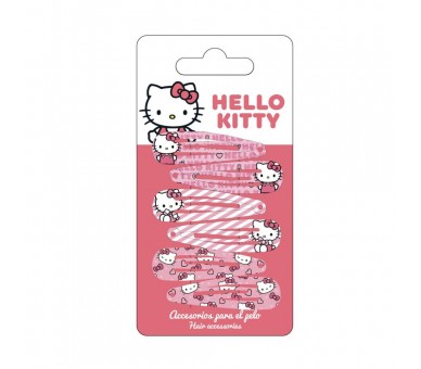 Blister 6 horquillas Hello Kitty