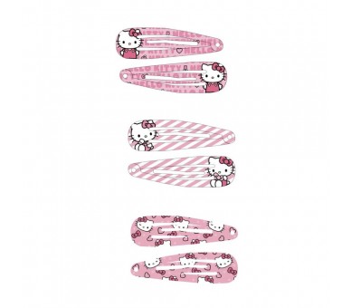 Blister 6 horquillas Hello Kitty