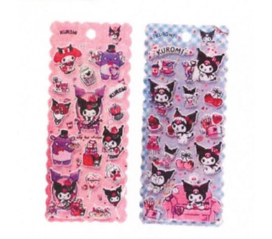 Pegatinas relieve Kuromi Hello Kitty surtido