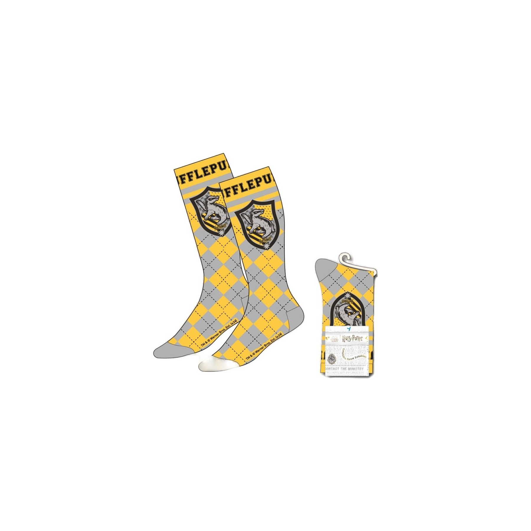 Set calcetines Hufflepuff Harry Potter adulto