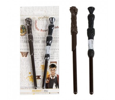 Blister 2 boligrafos Varita Harry Potter