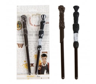 Blister 2 boligrafos Varita Harry Potter
