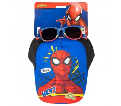 Set gorra + gafas sol Spiderman Marvel