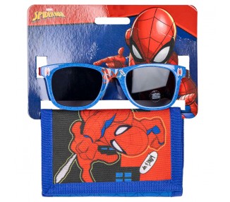 Set gafas sol + cartera Spiderman Marvel