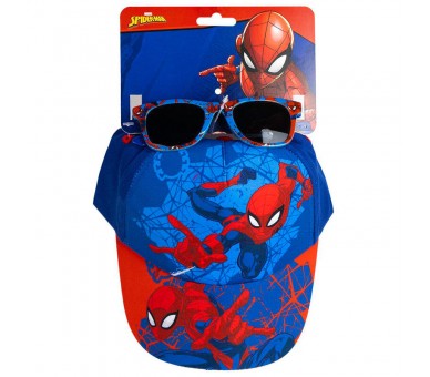 Set gorra + gafas sol Spiderman Marvel