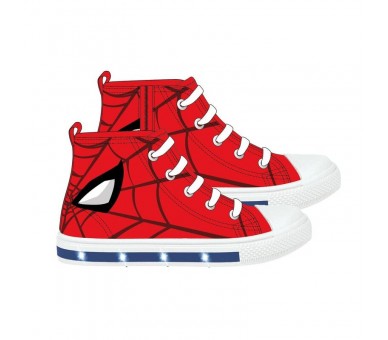 Zapatillas loneta Spiderman Marvel luces