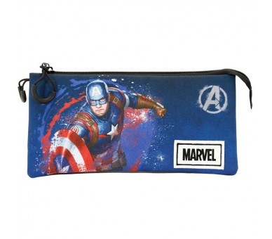Portatodo Full Capitan America Marvel triple