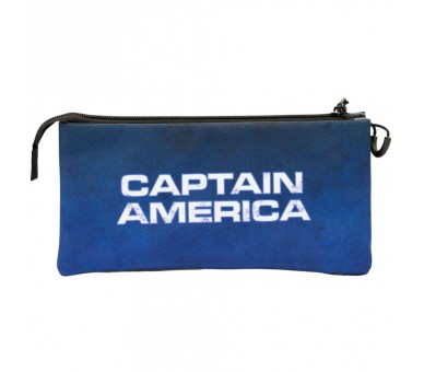 Portatodo Full Capitan America Marvel triple