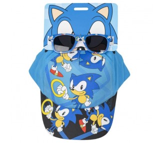 Set gorra + gafas sol Sonic the Hedgehog