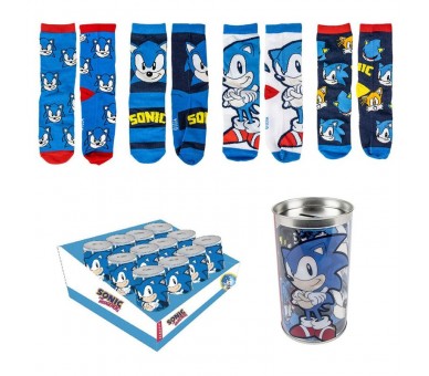 Blister 4 calcetines Sonic The Hedgehog