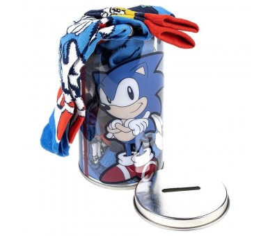 Blister 4 calcetines Sonic The Hedgehog