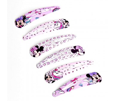 Blister 6 horquillas Minnie Disney