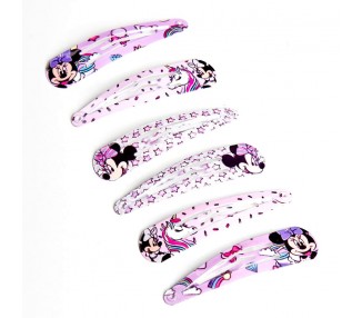 Blister 6 horquillas Minnie Disney