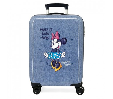 Maleta trolley ABS Make It Rain Bows Minnie Disney 55cm