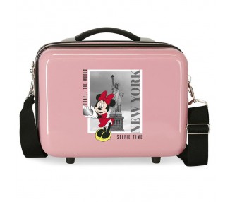 Neceser ABS New York Minnie Disney adaptable