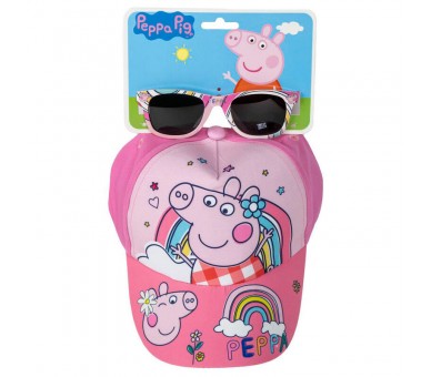 Set gorra + gafas sol Peppa Pig