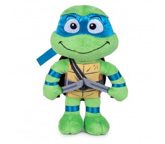 Peluche Leonardo Mutant Mayhem Tortugas Ninja 21cm