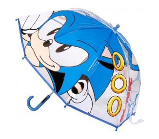 Paraguas manual burbuja Sonic The Hedgehog 45cm