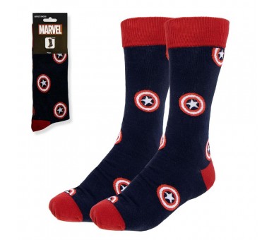 Set calcetines Capitan America Vengadores Avengers Marvel adulto