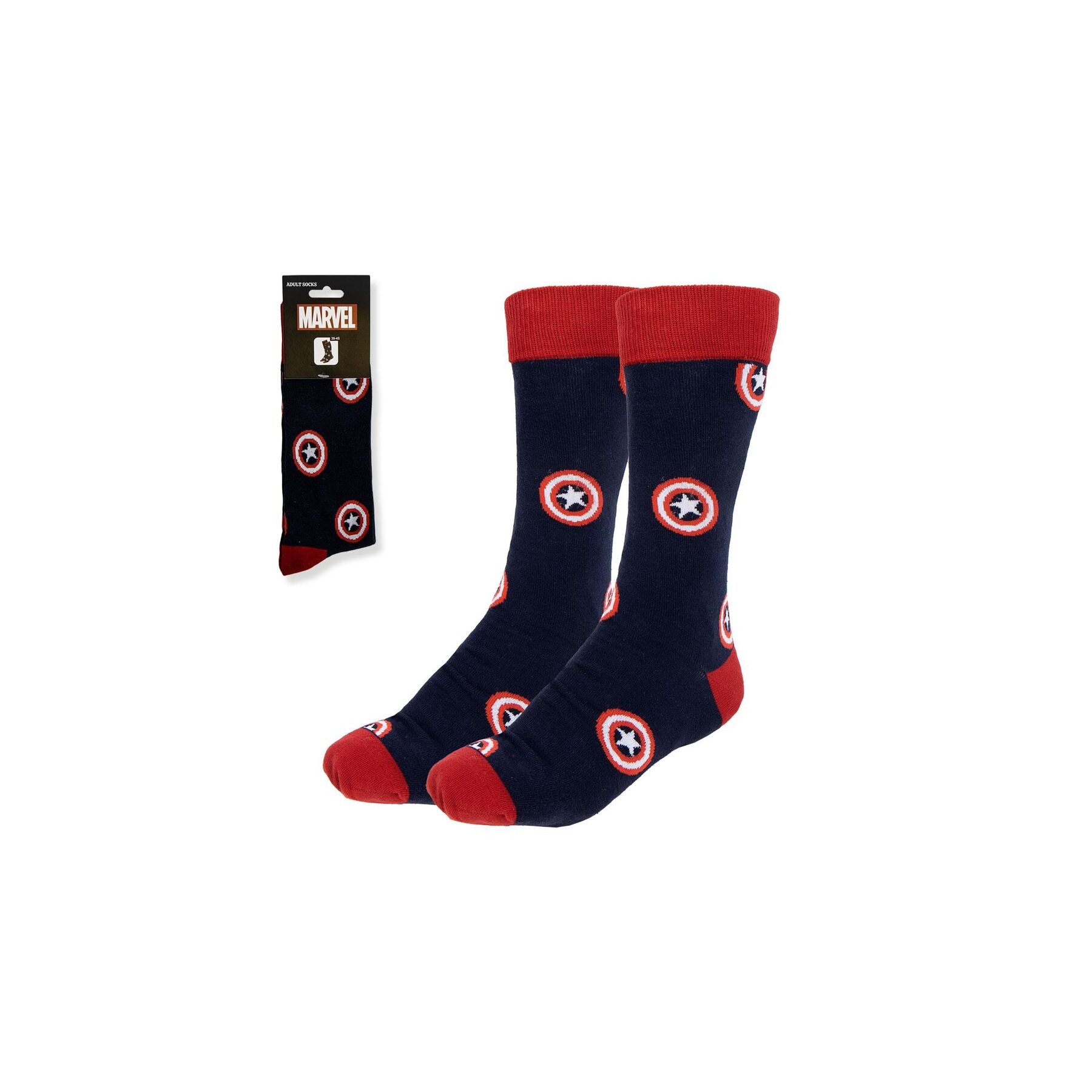 Set calcetines Capitan America Vengadores Avengers Marvel adulto