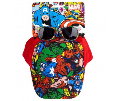 Set gorra + gafas sol Vengadores Avengers Marvel