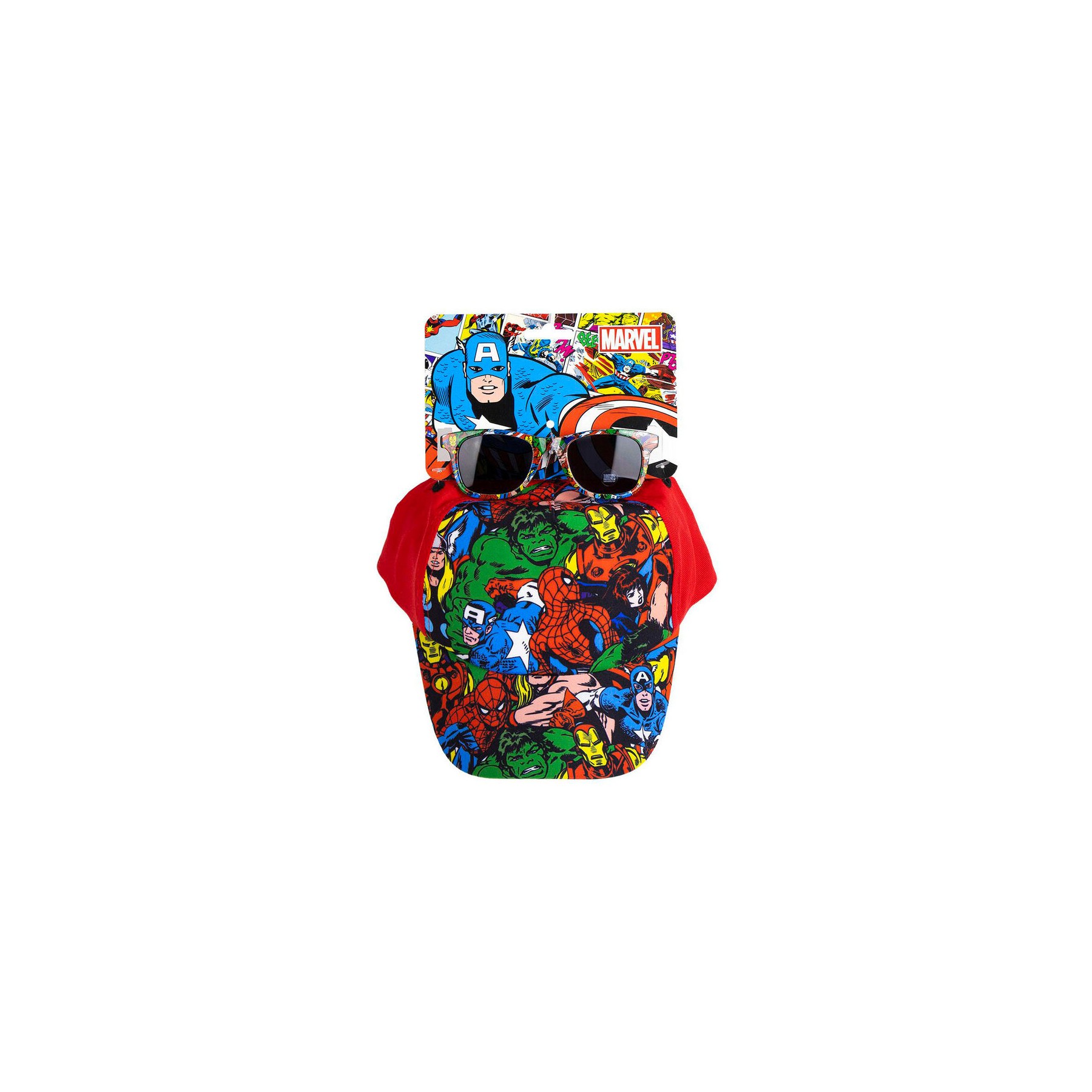 Set gorra + gafas sol Vengadores Avengers Marvel