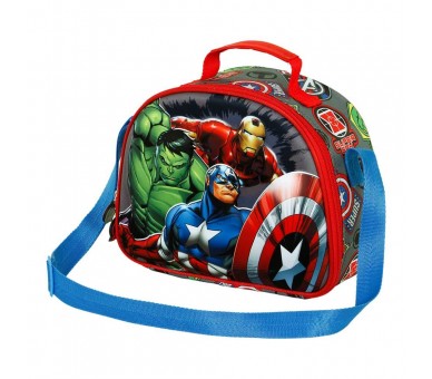 Bolsa portameriendas 3D Invencible Los Vengadores Avengers Marvel