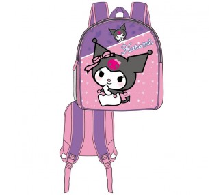 Mochila 3D Kuromi Hello Kitty 30cm