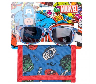 Set gafas sol + cartera Vengadores Avengers Marvel