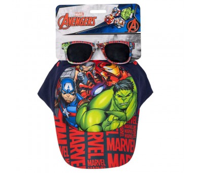Set gorra + gafas sol Vengadores Avengers Marvel