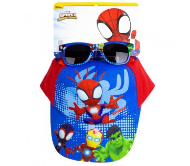 Set gorra + gafas sol Spidey and His Amazing Friends Marvel