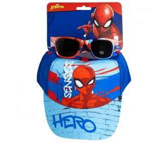 Set gorra + gafas sol Spiderman Marvel
