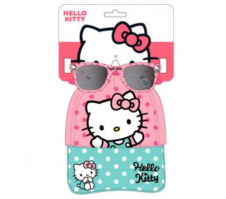 Set gorra + gafas sol Hello Kitty