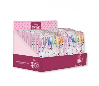 Blister 6 boligrafos gel Minnie Disney