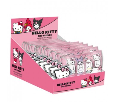 Set 4 subrayadores Hello Kitty surtido