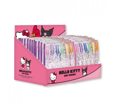Blister 6 boligrafos gel Hello Kitty surtido
