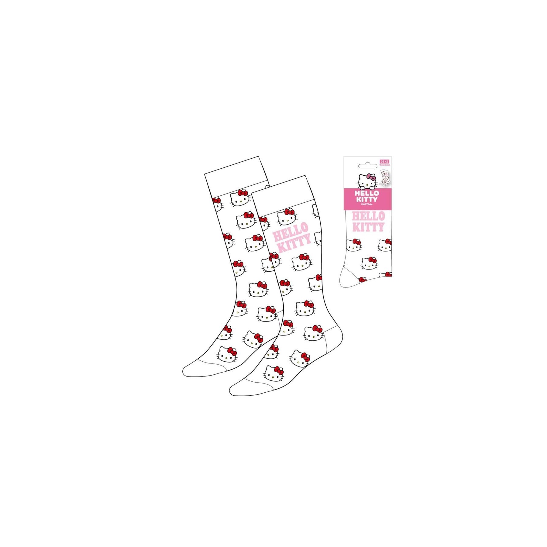 Calcetines Hello Kitty adulto