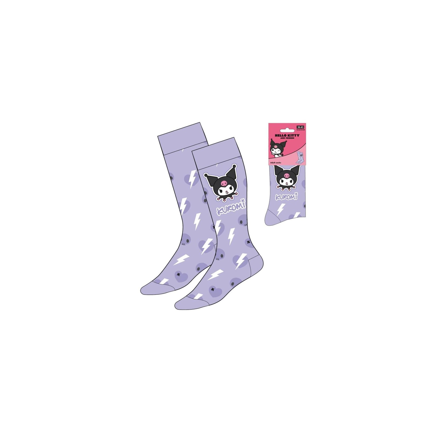 Calcetines Kuromi Hello Kitty