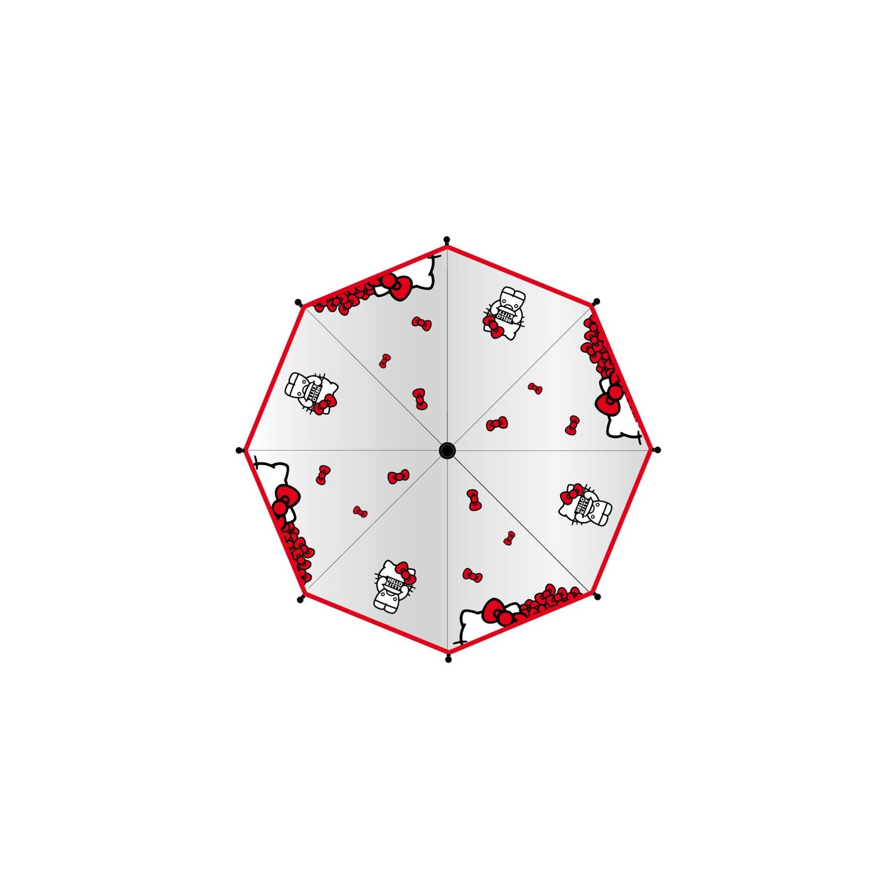 Paraguas manual Hello Kitty