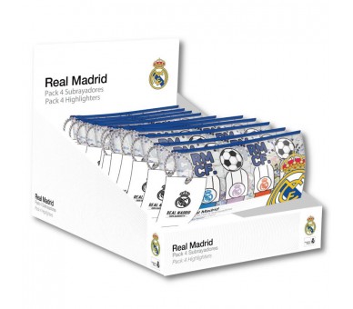 Set 4 subrayadores Real Madrid surtido