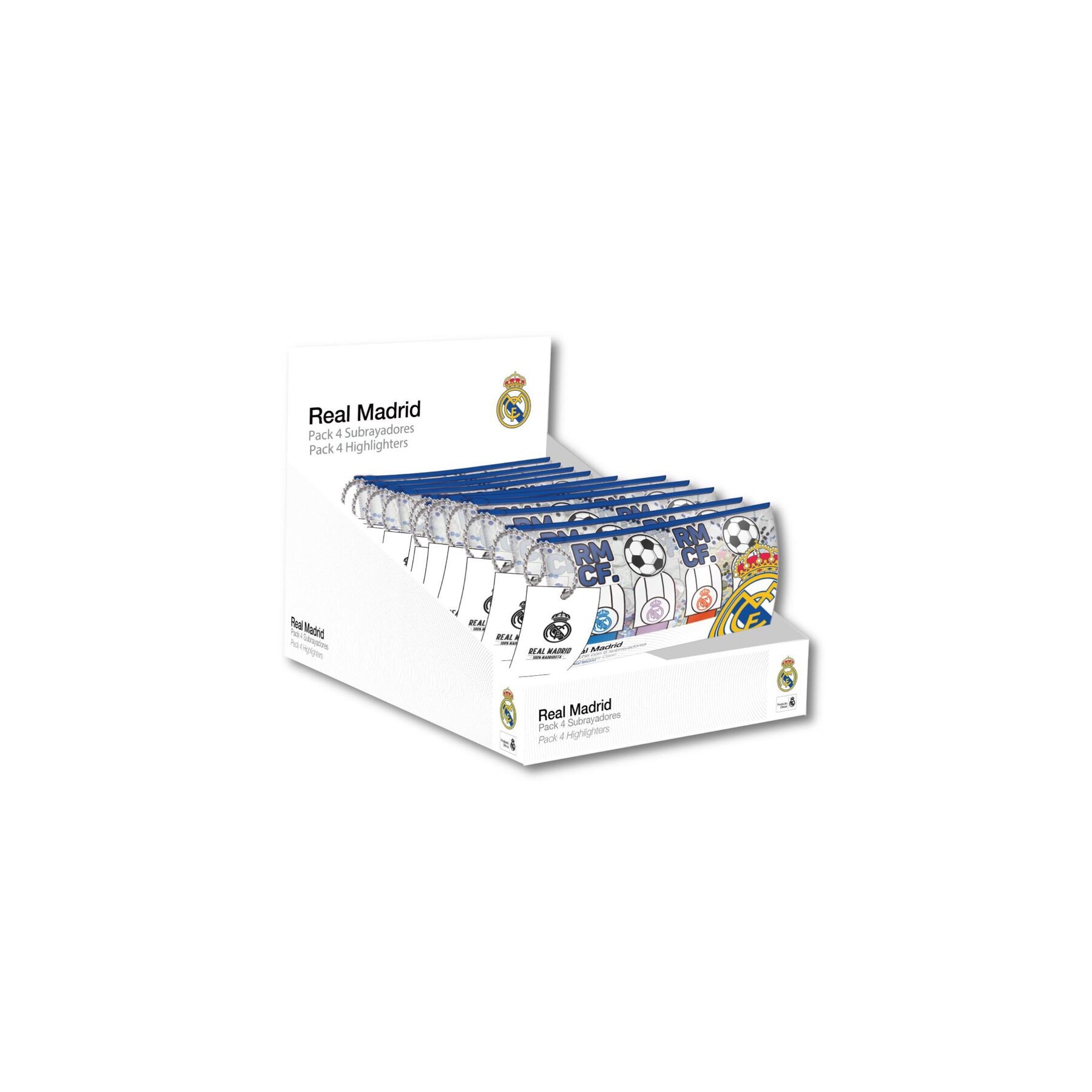 Set 4 subrayadores Real Madrid surtido