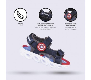 Sandalias deportivas Capitan America Marvel