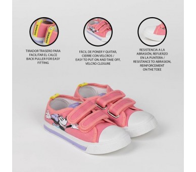 Zapatillas loneta Minnie Disney luces